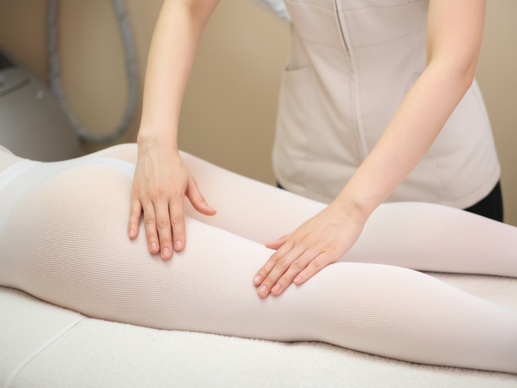 ④エンダモロジー前のお肌と肉質チェック